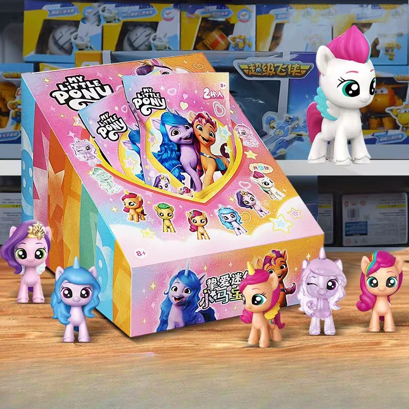 Disponibile Simpatico cartone animato My Little Pony Beloved Mini Collezione Go Action Figure Kawaii Doll Giocattoli per bambini Piccoli regali