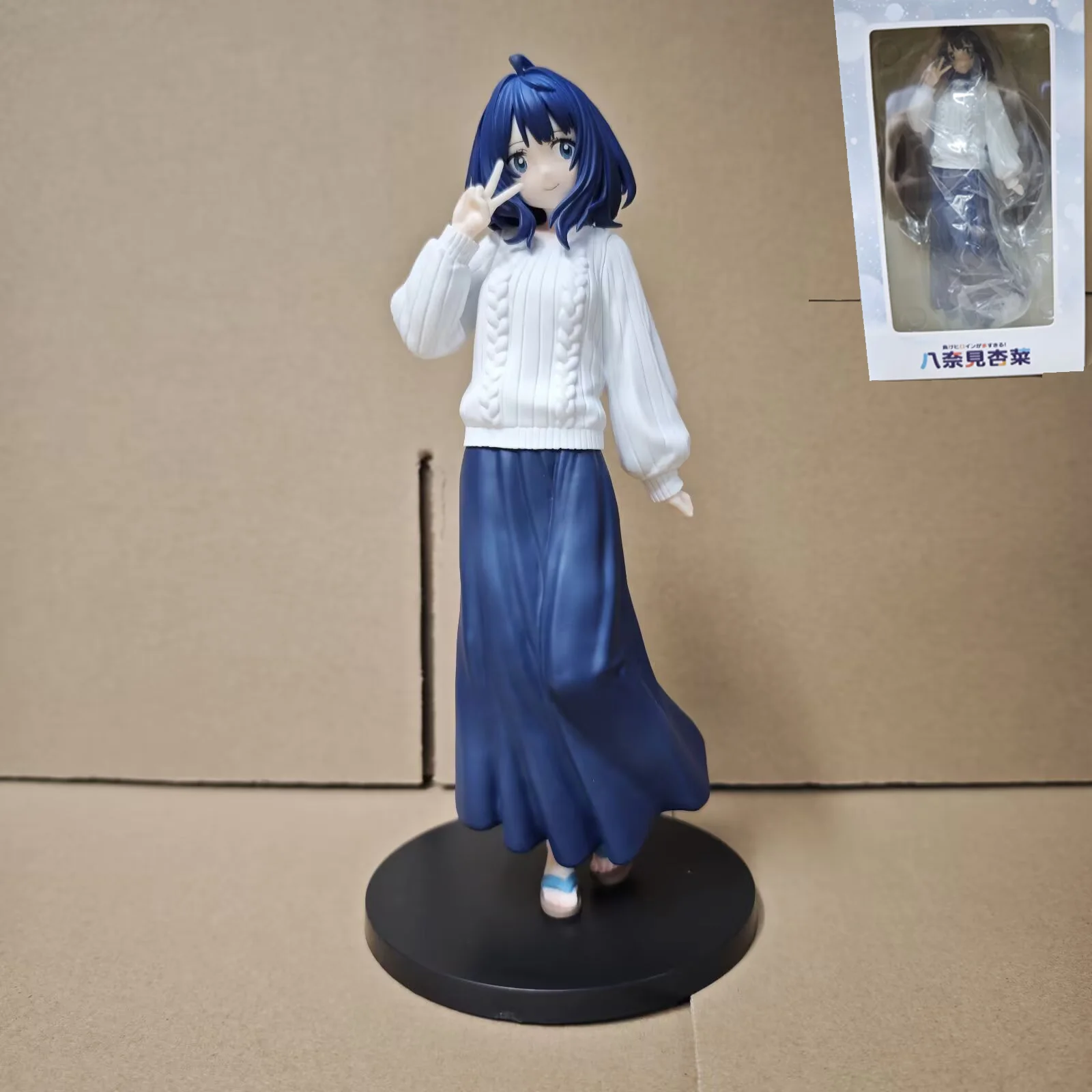 

Lost Dog" Female Lead Kyoko Yanaimi Blue-Haired Girl Figure Toys Desktop Collect Decorate Anime Peripheral Birthday Gifts In Box
