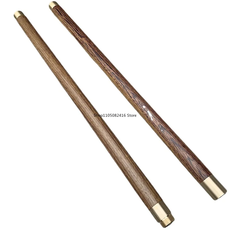 Palos de Wushu de madera dura de wengué, palos de Shaolin, palos Qigong de 2 secciones, palos de Tai Chi Yangshengzhang Taiji