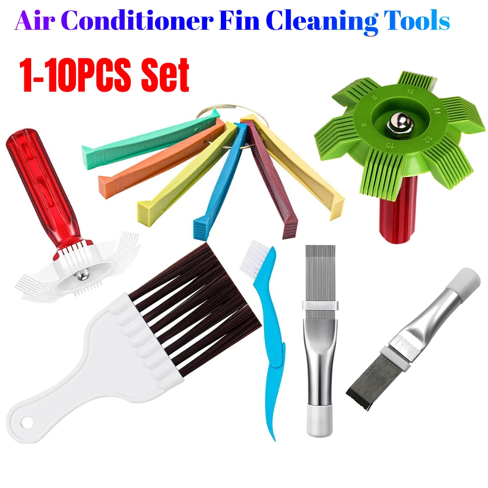 Air Conditioner Fin Cleaning Tools Universal Radiator Fin Repair Comb Auto Cooling System Cleaning Tools Evaporator Repair Kit