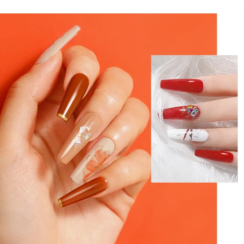 ROSALIND smalto per unghie gel per crepe, toppa base per polimerizzazione delle unghie, bottiglia di vetro colorata, luce ultravioletta, forniture per unghie a LED