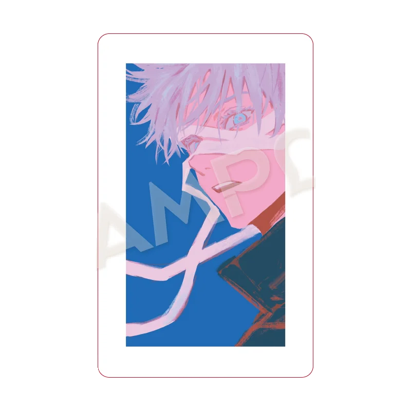 Jujutsu Kaisen Satoru Gojo Geto Suguru Cosplay tarjeta acrílica transparente impresa en ambos lados fotografía delicada decorar