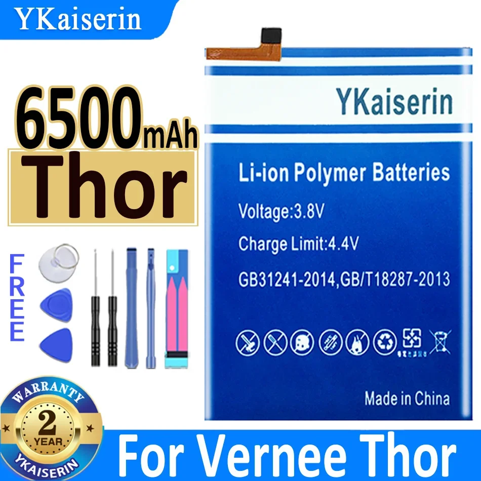 4300-6500mAh Battery for Vernee Thor E /178003 for Vernee M5 for Mars Pro for Thor for Vernee Mix 2 Mix2 battery