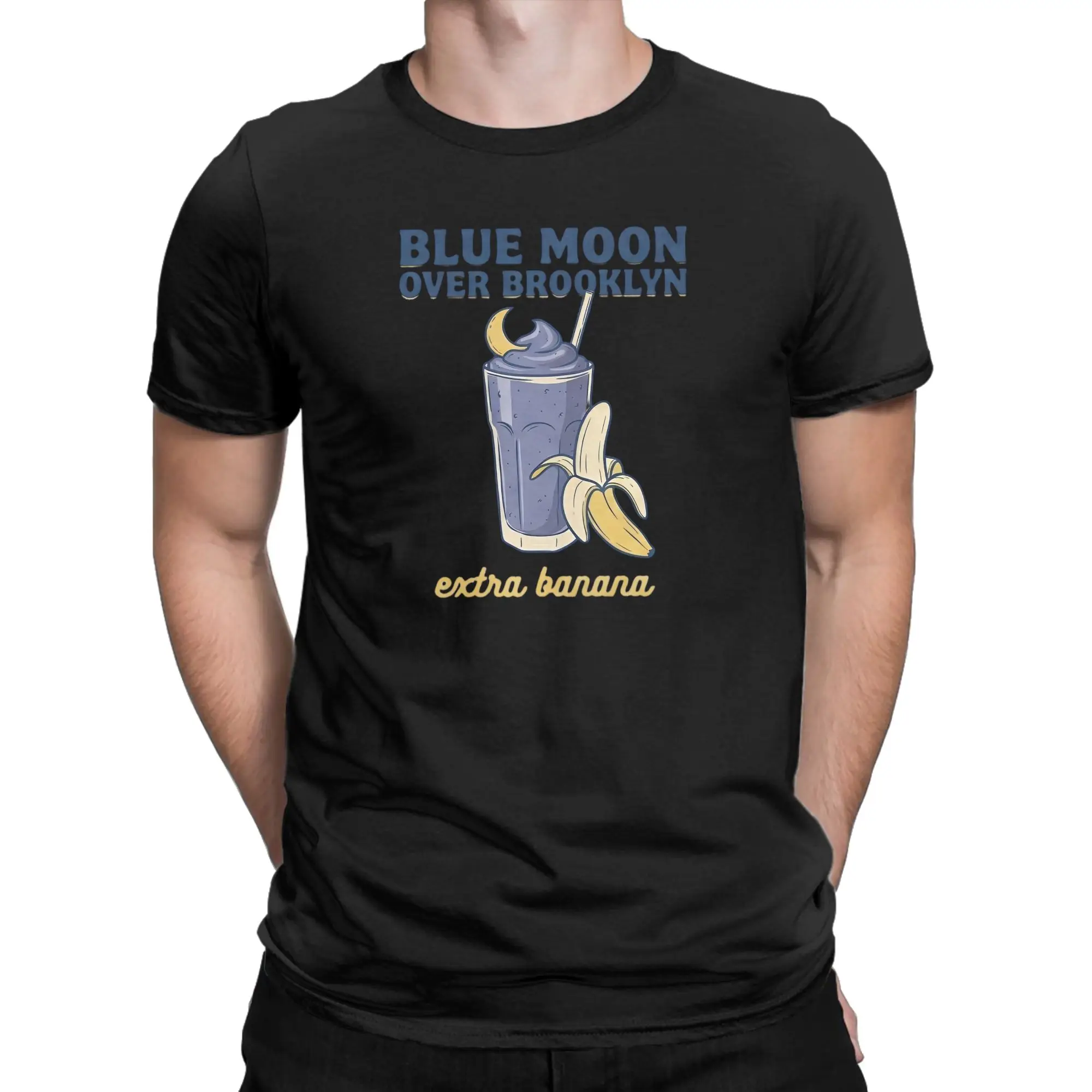 

Мужские футболки с подогревом Rivalry Blue Moon Smoothie Scott and Kip, винтажные футболки с короткими рукавами и круглым воротником, футболки из чистого хлопка