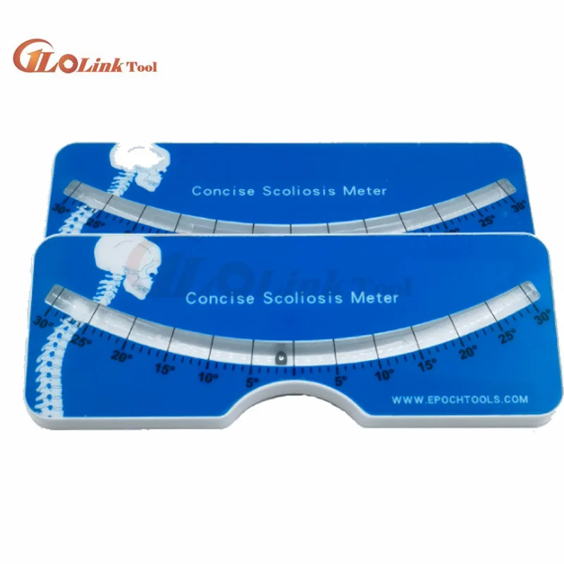 Scoliosis Portable Medical Evaluation Measuring Test Meter Back Spine Diagnosis Lightweight Inclinometer bubble gradient gauge