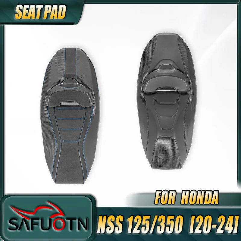WOLFLINE One‑Piece Integrated Seat Saddle For Honda Forza125 Forza350 NSS125 NSS350 2020-2024 Driver Passenger Seat Pad Comfort