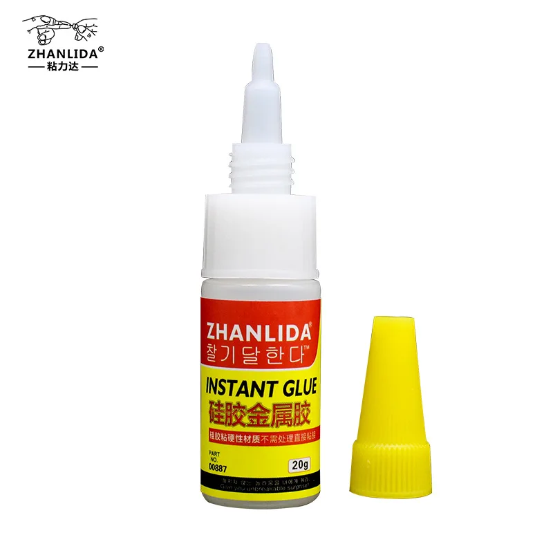 20g Super Cola Extra Forte Metal e Plástico Transparente de Silicone Adesivo Instantâneo PP TPUTPRTPE Placa Phone Case Watch Strap