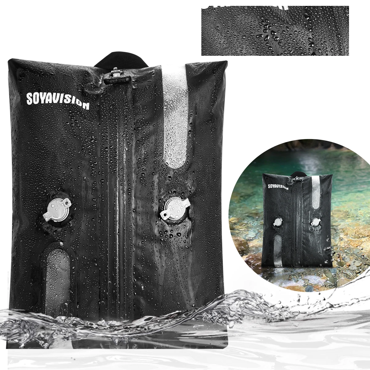 Podróżna torba próżniowa do przechowywania odzieży Wodoodporna i pyłoszczelna torba kompresyjna do przechowywania poduszek powietrznych do walizek Plecak Bagaż