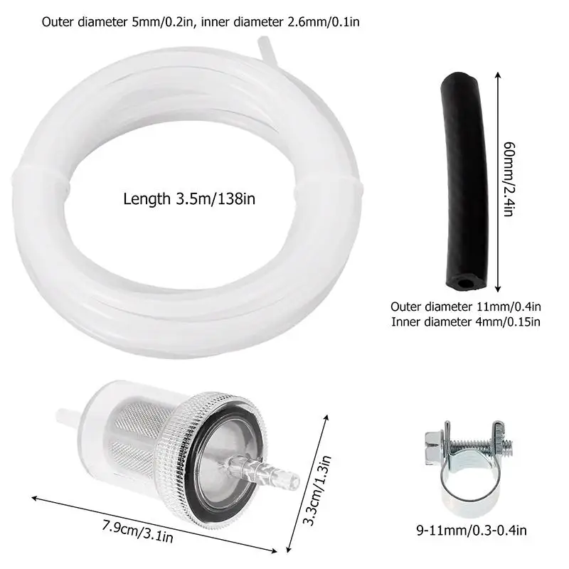 Heater Fuel Tank Standpipe Kit 1Set Universal Parking Heater Replace Set Rust Resistant Fuel Line For Trucks And RVs