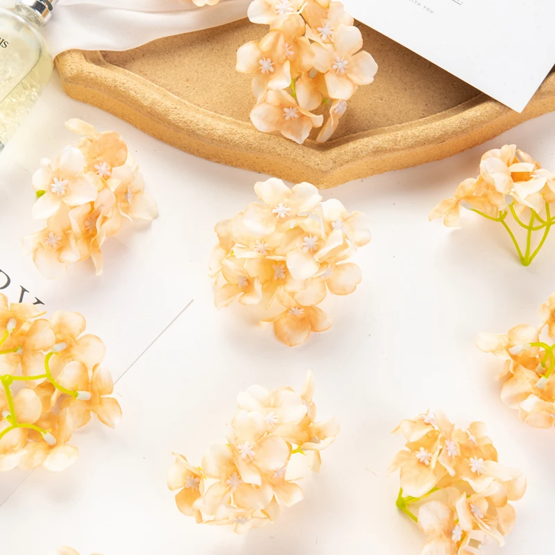 10 Stück Künstliche Blumen Großhandel Hochzeit Outdoor Garten Rosenbogen Heimdekoration Girlanden Geschenkbox Künstliche Seidenhortensien – Detail 9