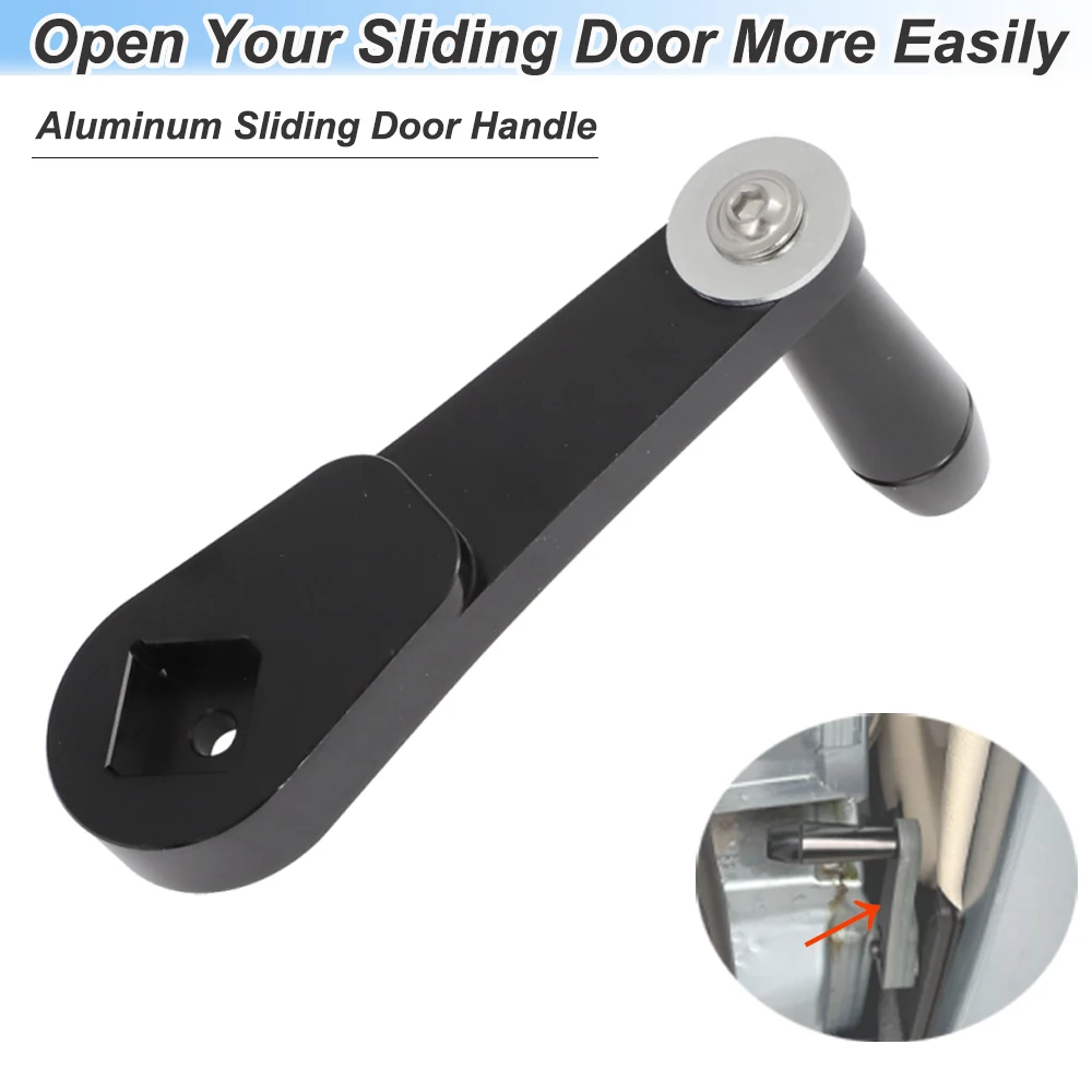 For The New Shape Vans Produced From 2007 Onwards Aluminum Sliding Door Handle Easy To Push Open The Sliding Door