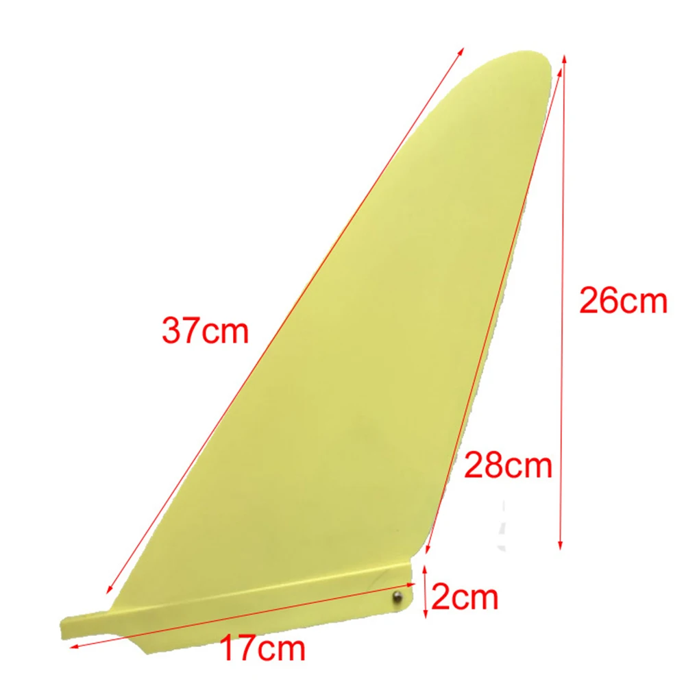 1pc Single Racing Large Tail Rudder Surfboards Fin 10'' Longboard Fin Center Boards Fin Surf Paddles Boards Surfing Equipment