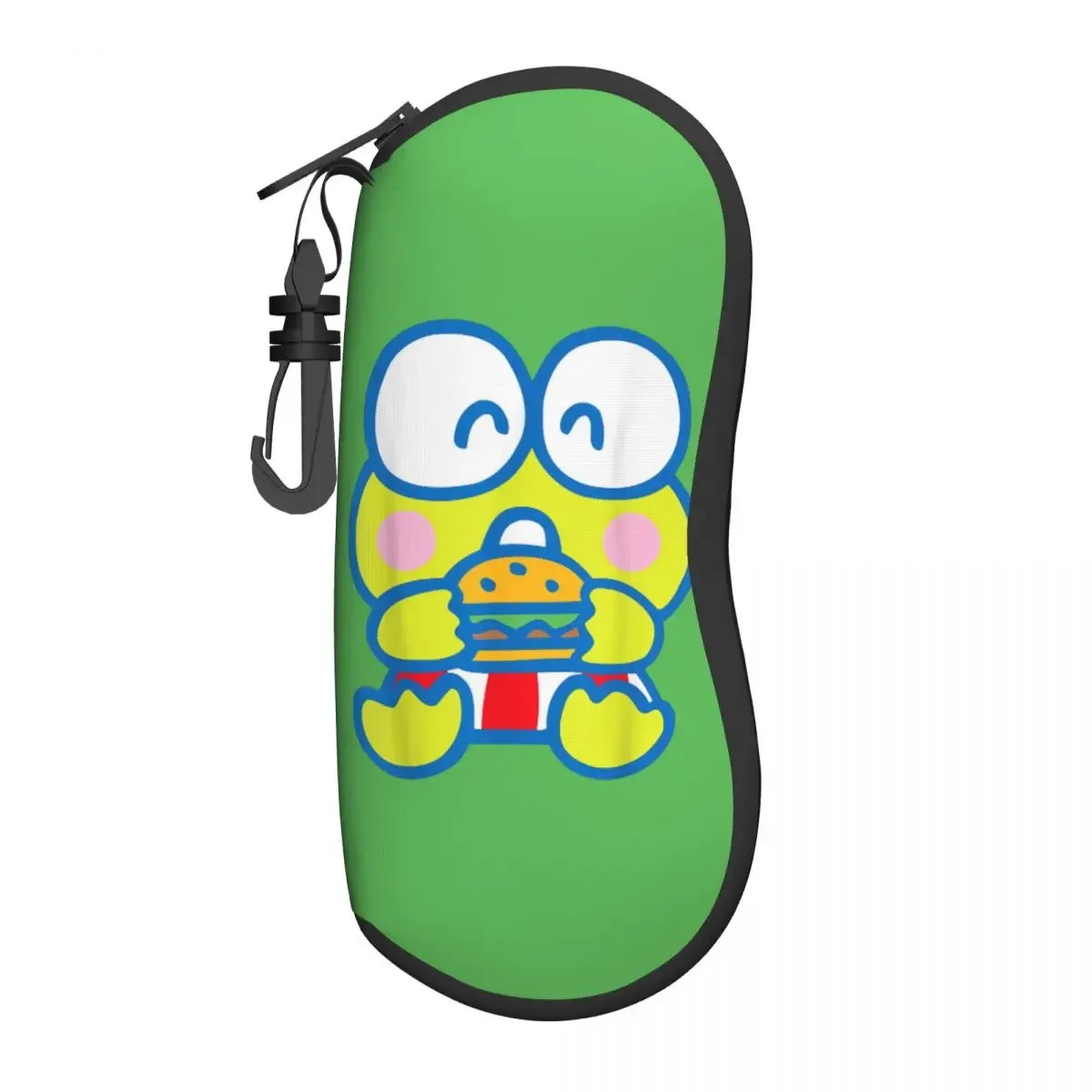 

Keroppi гамбургер, красные, белые и гамбургерные очки, Женский контейнер для хранения очков, очаровательный контейнер для очков