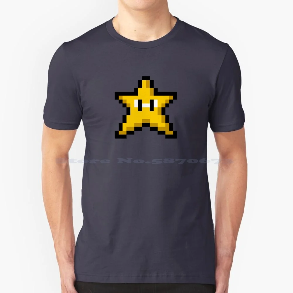 Arcade Game-Star T Shirt 100% Cotton Tee Vintage Game Arcade Machine Emulation Star