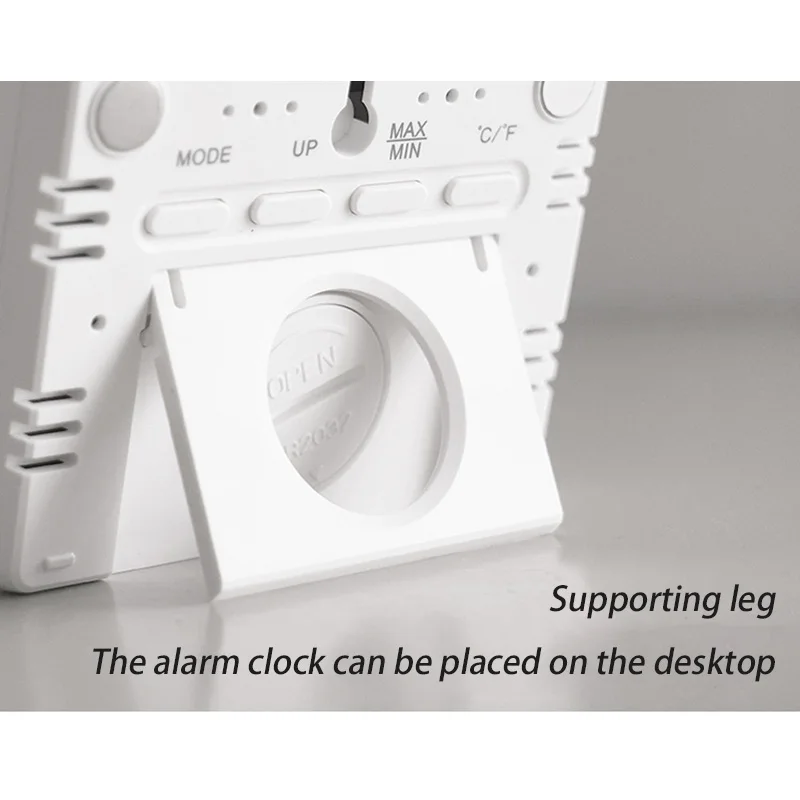 Xiaomi LCD Digital Thermometer Hygrometer Alarm Clock Temperature Humidity Display Magnetic Mounted Clock Indoor High Precision