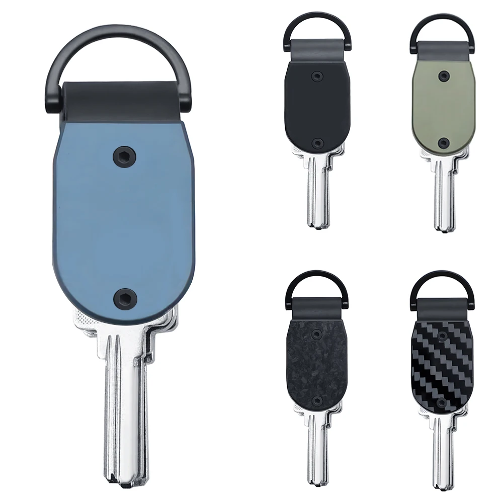 

Key Organizer Compact Key Holder Metal Key Chain Minimalist key case key holder for keychain Secures 2-6 Keys