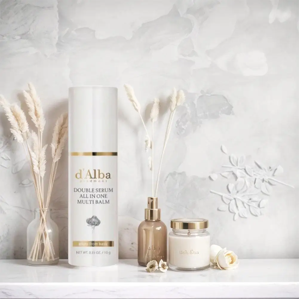 بلسم الشفاه D'Alba بطبقة مزدوجة من الزيوت النباتية الطبيعية المغذية وفيتامين E لإصلاح الشفاه المتشققة ويحسن النعومة والترطيب طويل الأمد #6