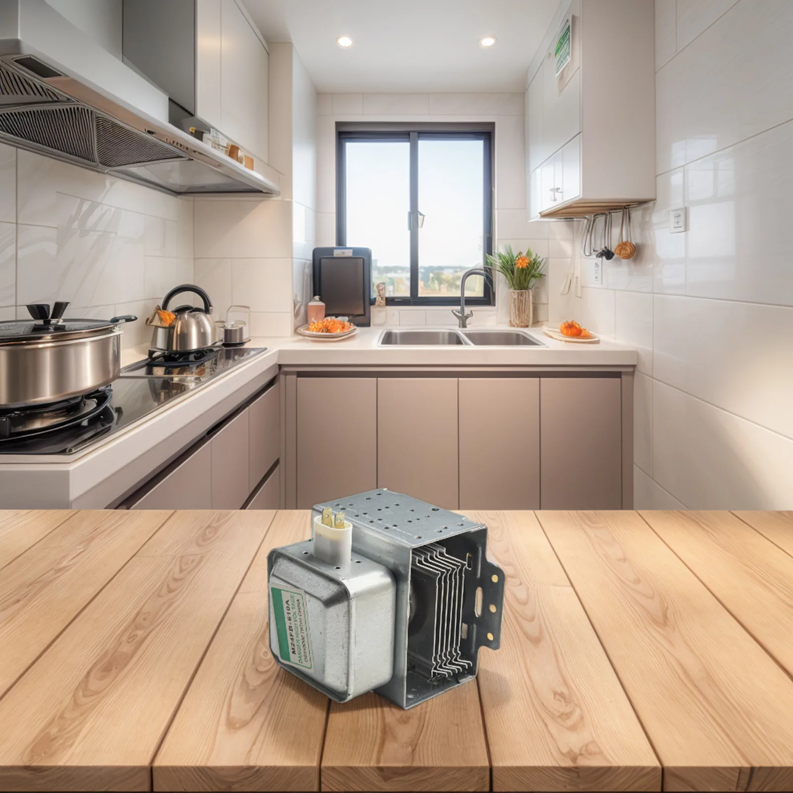 11.5cm 3.5cm Microwave Oven Magnetron Improves Efficiency Metal Construction Upgrade Performance Enhances Functionality
