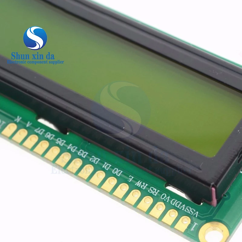 1 pièces LCD1602 1602 module écran vert 16x2 caractères Module d'affichage LCD.1602 5 V écran vert et code blanc pour arduino