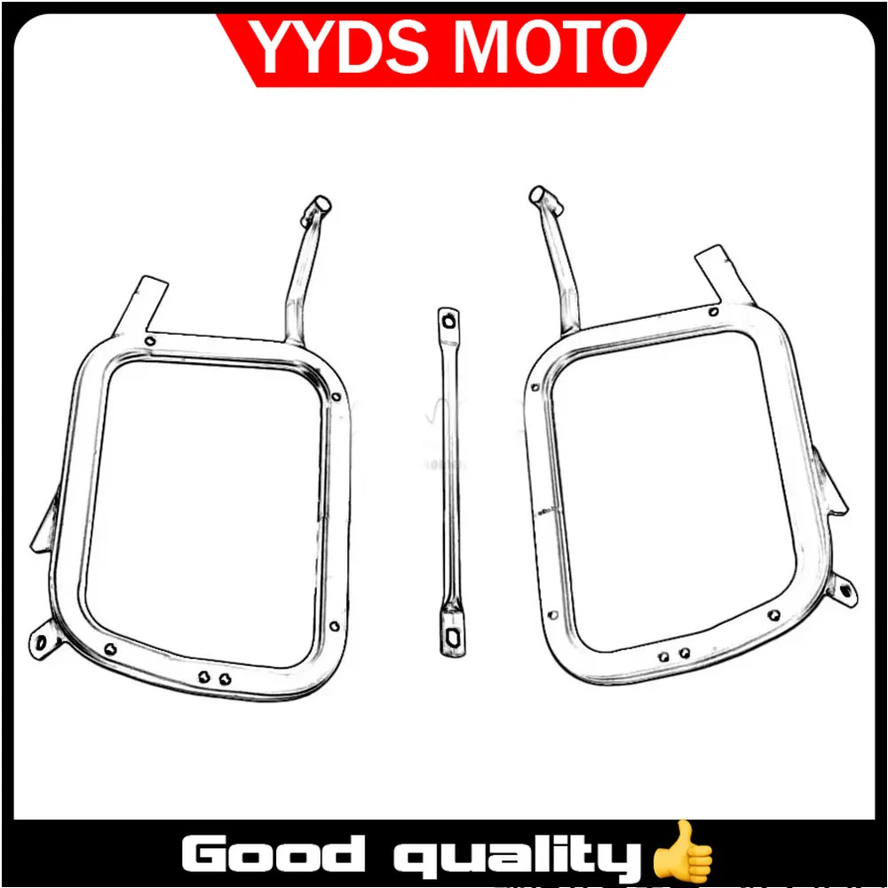Baúl Superior de 45L y Maletas Laterales de 38L para Motocicleta VOGE 650DS DS650 650 DS, Soporte para Portaequipajes Lateral, Baúl de Viaje