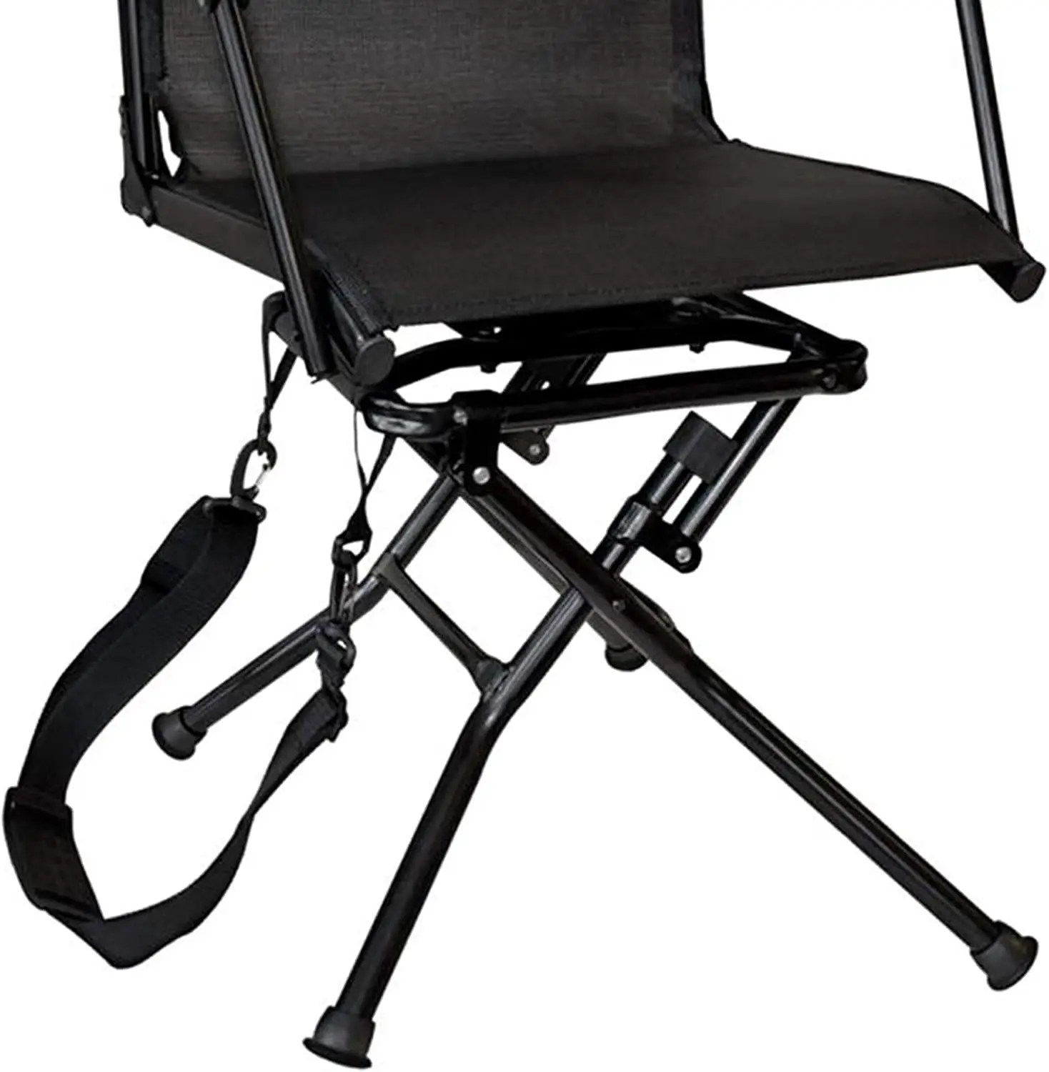 Assento de caça giratório de 360 graus com base larga e design Flex-Tek confortável para uso externo estável