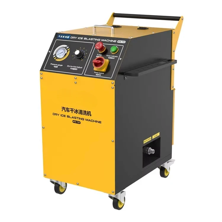 High Quality NEW HTS707 220V 110V Cleaning Blasting Machine Dry Ice Machine Dry Ice Jet Highly Effective