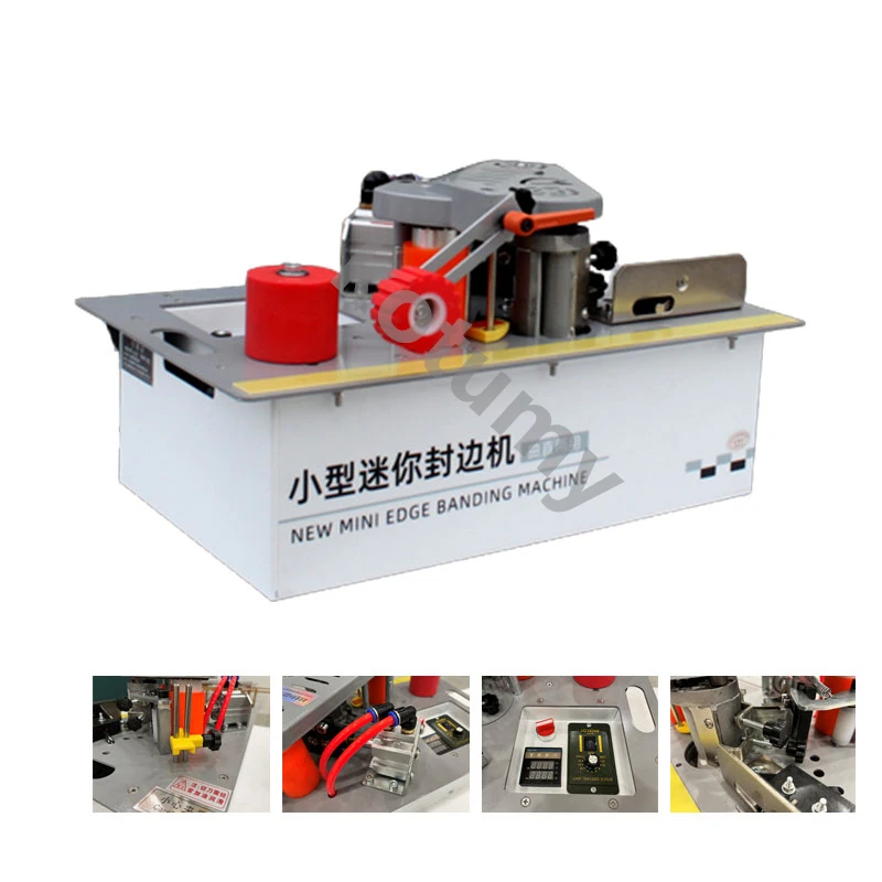 Woodworking Edge Bander Portable Edge Banding Machine Home Improvement Mini 220V Can Be Used With Saw Table