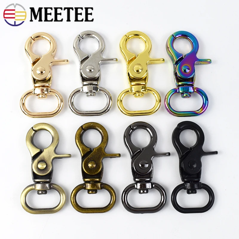 

5/10pcs 16x44mm Metal Buckles For Bag Strap Swivel Clip Snap Hooks Keychain Lobster Clasp Buckle DIYHardware Accessories H4-1