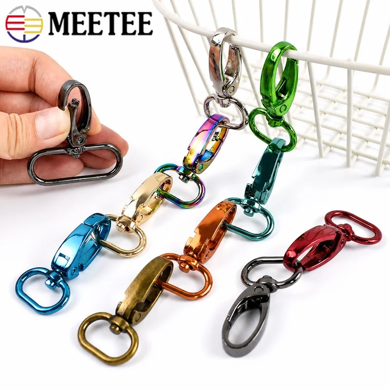 

20-50Pcs 20-38mm Metal Lobster Clasp Swivel Snap Hook for Bag Strap Handbag Connect Trigger Clip Buckle DIY Hardware Accessories