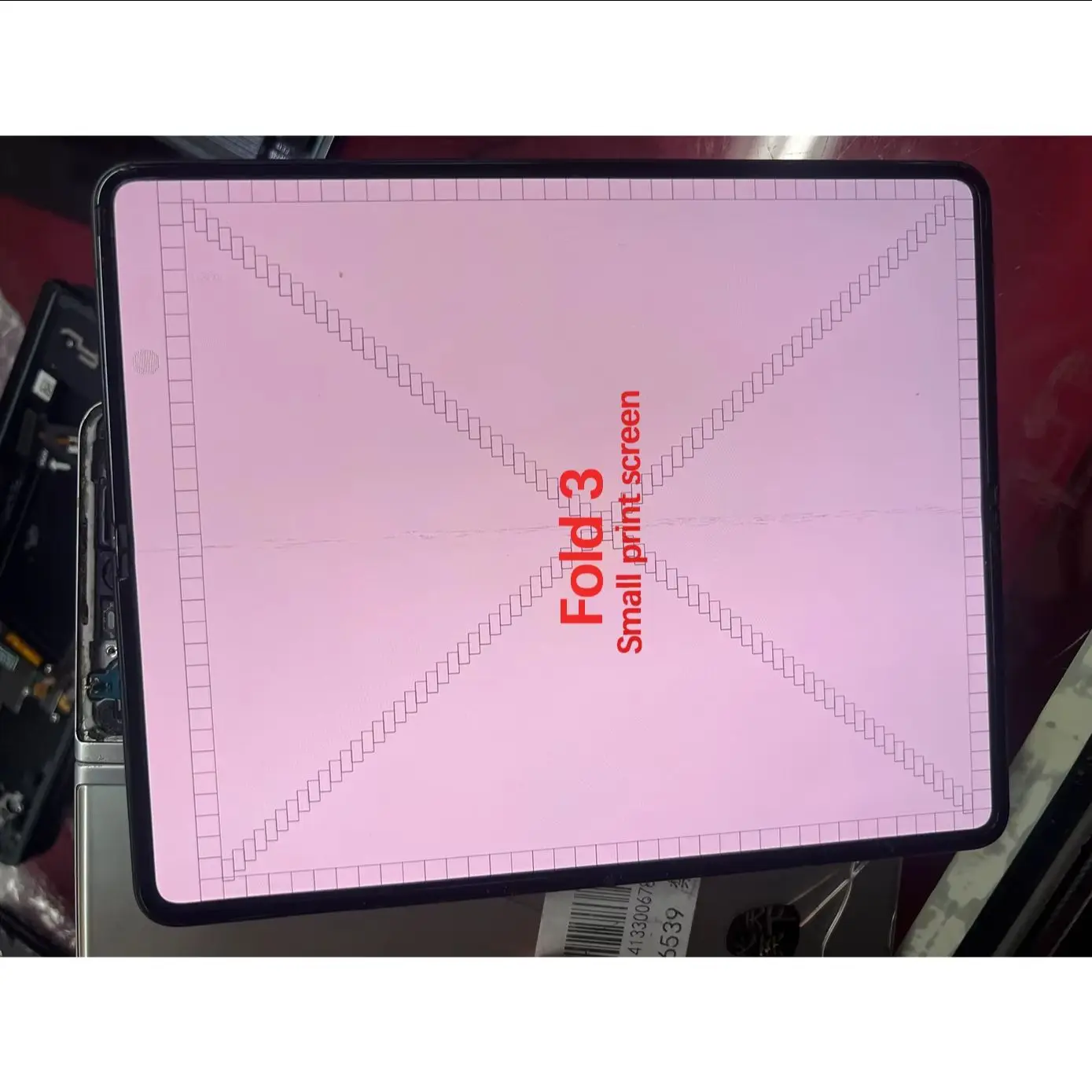AMOLED has defect point For Samsung Z Fold 3  Display Screen Touch Screen With Frame Digitizer Assembly