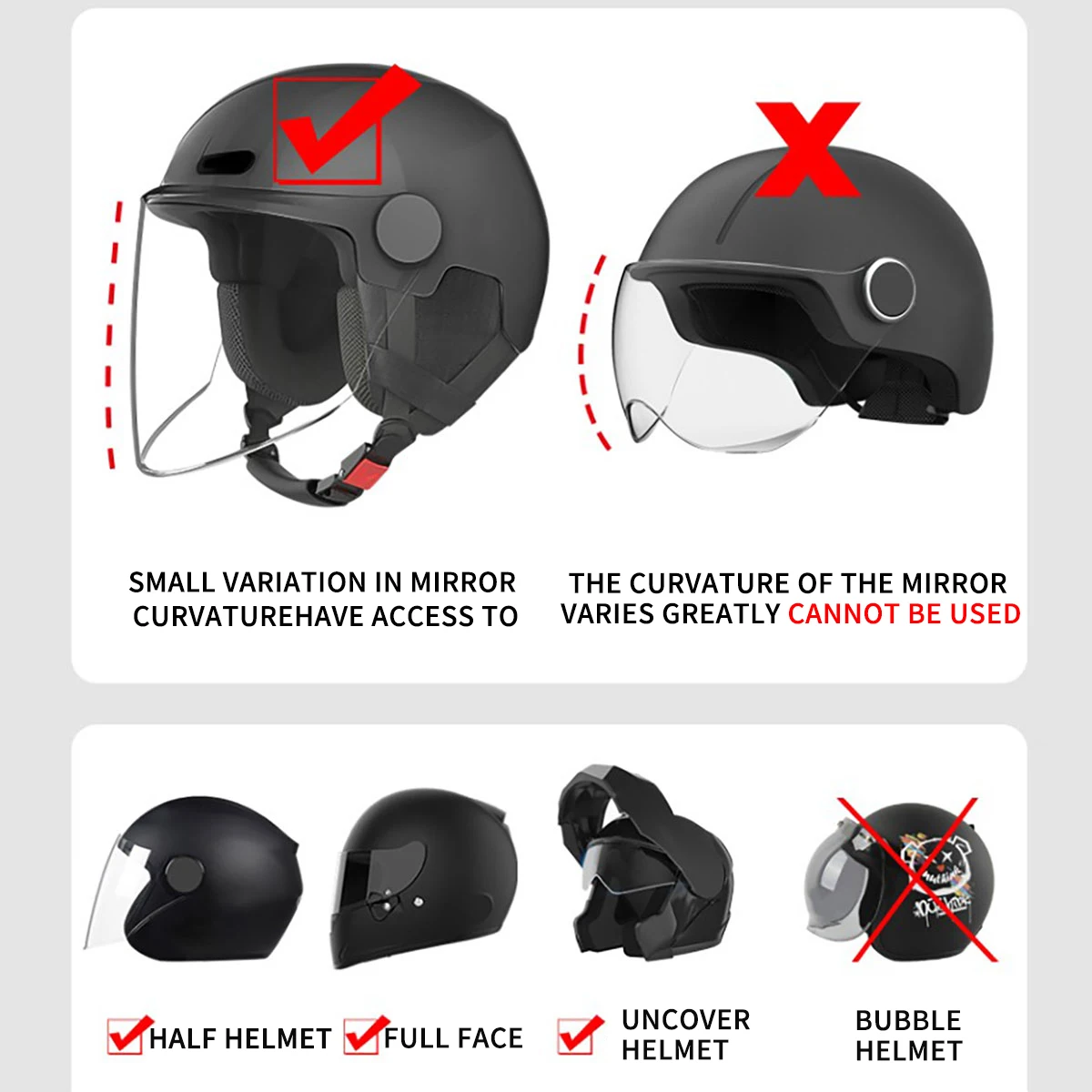 

Motorcycle Helmet Sun Proof Anti-glare Antifog Film Four Seasons Available Helmet Film Motorcycle Headwear Equipments