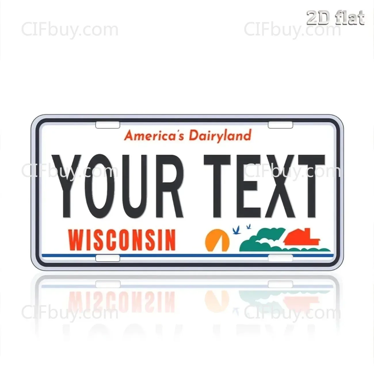 CIFbuy Personalized Custom US State Metal Plaque, Waterproof Dustproof Rustic Wall Art Home Bar Indoor Wall Decor