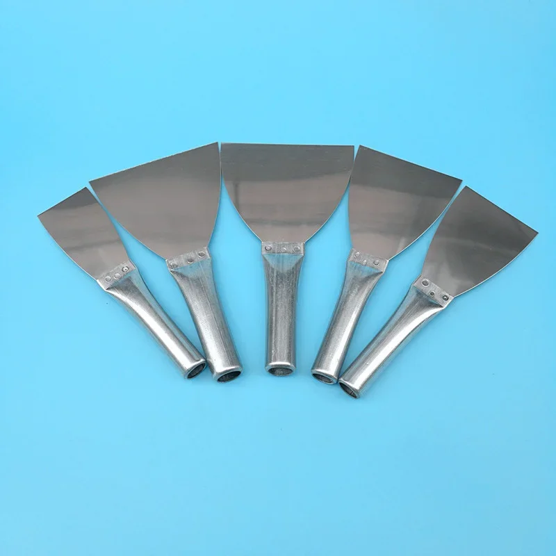 

1pc 1 inch 0.8mm Putty Knife Scraper with Wood Handle Shovel Scraper Blade Construction Tool Wall Decorative Trowel Hand Tool