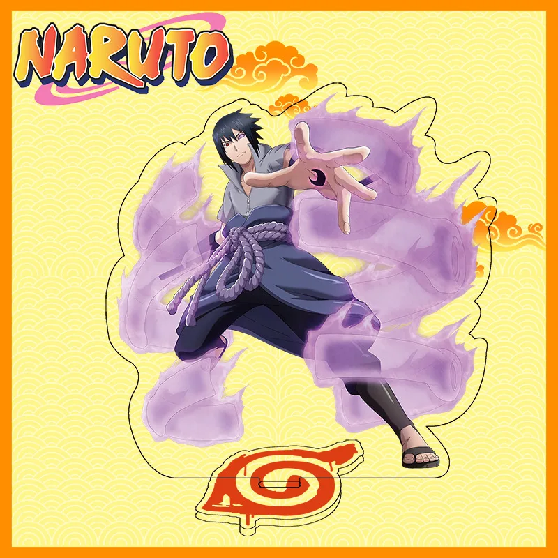 Naruto Uchiha Sasuke & Hatake Kakashi Acrylic Figure Display Stand
