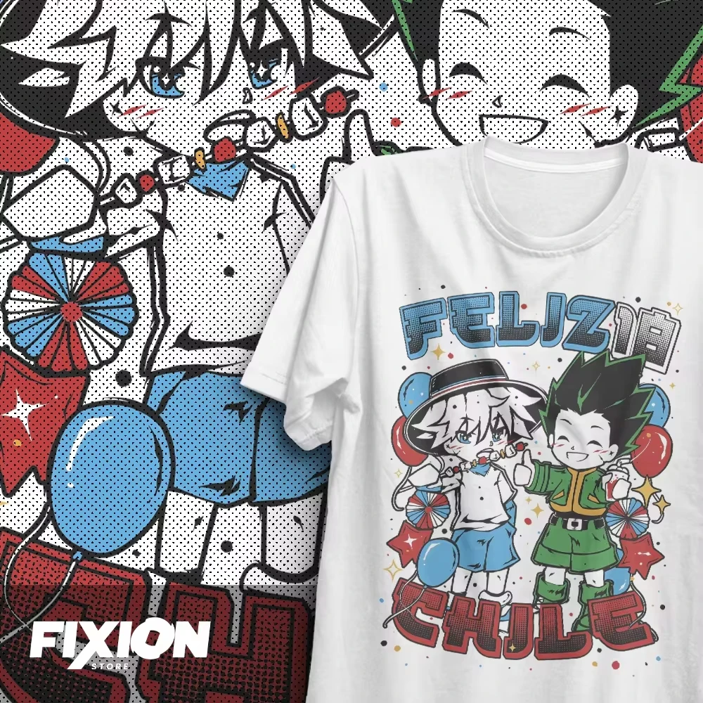 Hunter X Hunter Cotton Streetwear Fashion Oversized Unisex Print Short Sleeve Loose Casual Short Sleeves Classic hot product tee