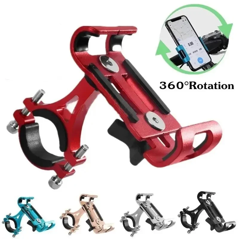 Soporte para Teléfono de Bicicleta, Soporte Universal Confiable para MTB, GPS, Móvil, Soporte Metálico para Motocicleta, Soporte para Manillar de Bicicleta de Carretera