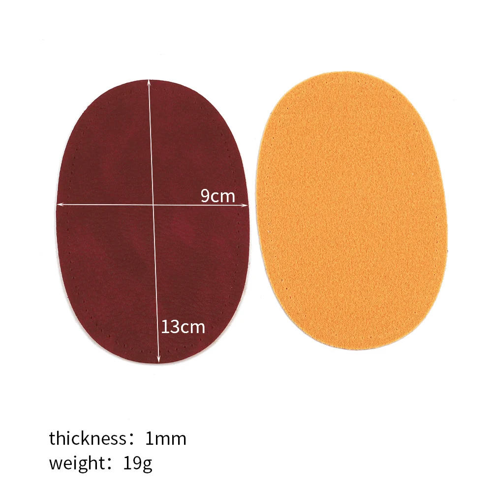 Solid Color PU Leather Small Lychee Grain Elbow Cloth Multiple Color Options Handmade Diy Accessories For Man And Women