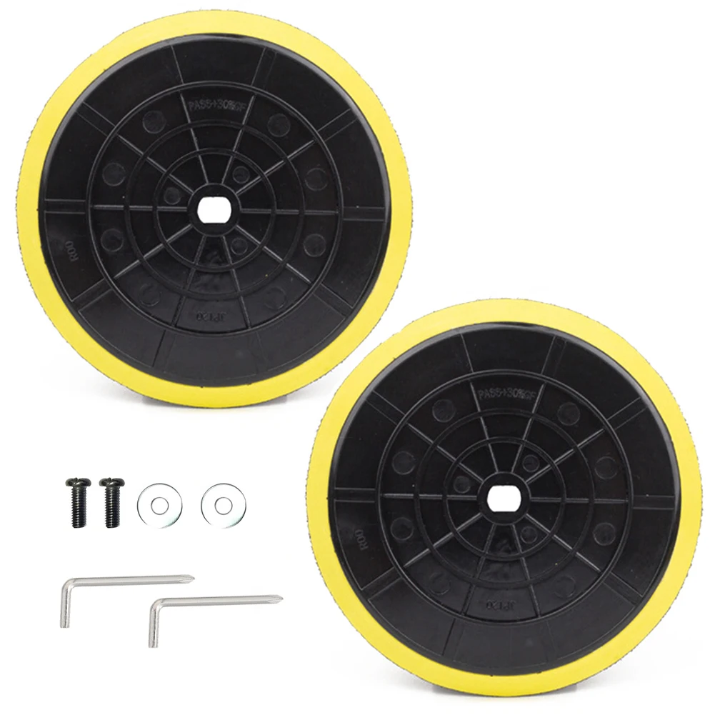 2 Pack Buffer Backing Pads 5 Inch 6 Inch for Cordless Polishers Made with EVAFoam and Plastic for Consistent Performance