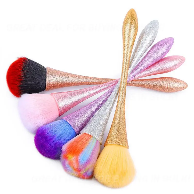 

Acrylic Uv Gel Dust Cleaner Nail Cleaning Brush Multi-function Makeup Brush Manicure Tool Soft Nail Brush Nail Dust Brush