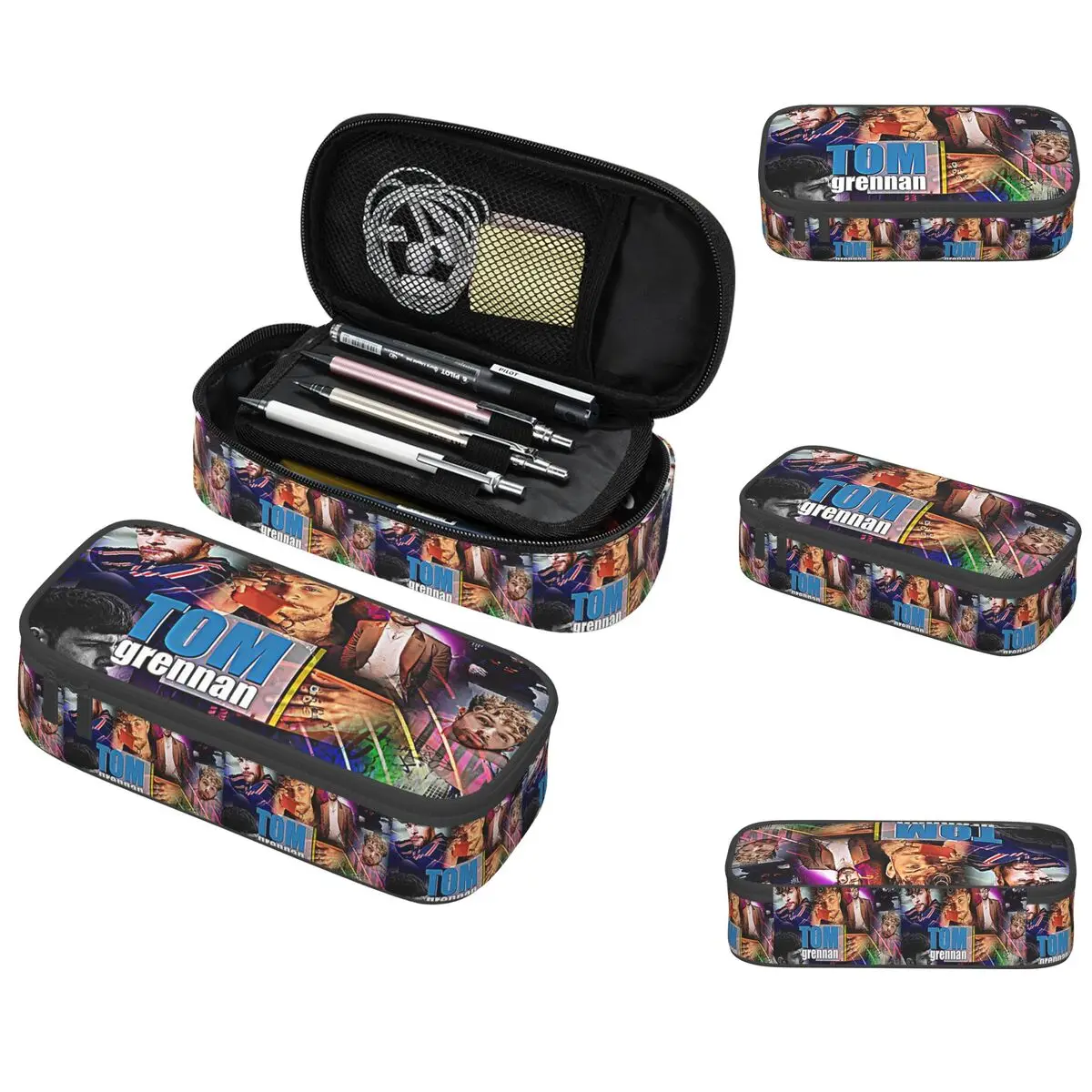 

Tom Grennan Pencil Case for Studen Gifts Pen Box Pencil Bag Stationery Supplies Pen Holder Bag