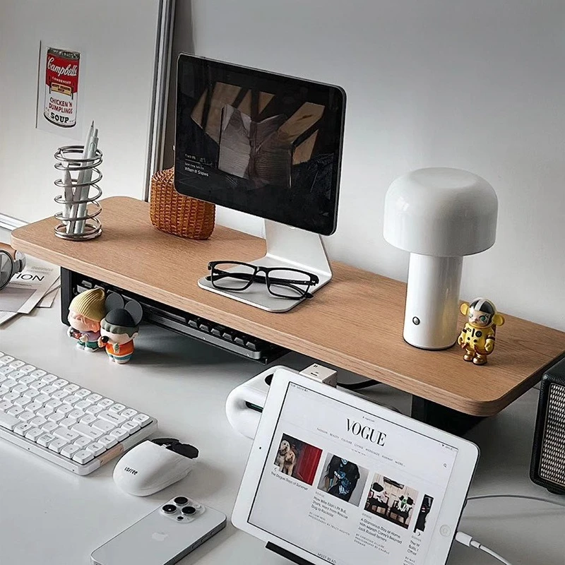 Modular computer, notebook monitor raised, Ozone board desktop storage storage