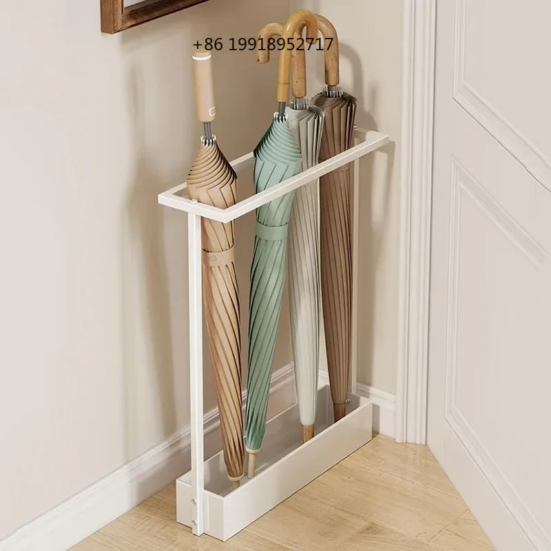 Entrance Umbrella  Narrow Metal Umbrella Stand Elegant Indoor Modern Umbrellas Storage  Luxury Umbrellas Stands