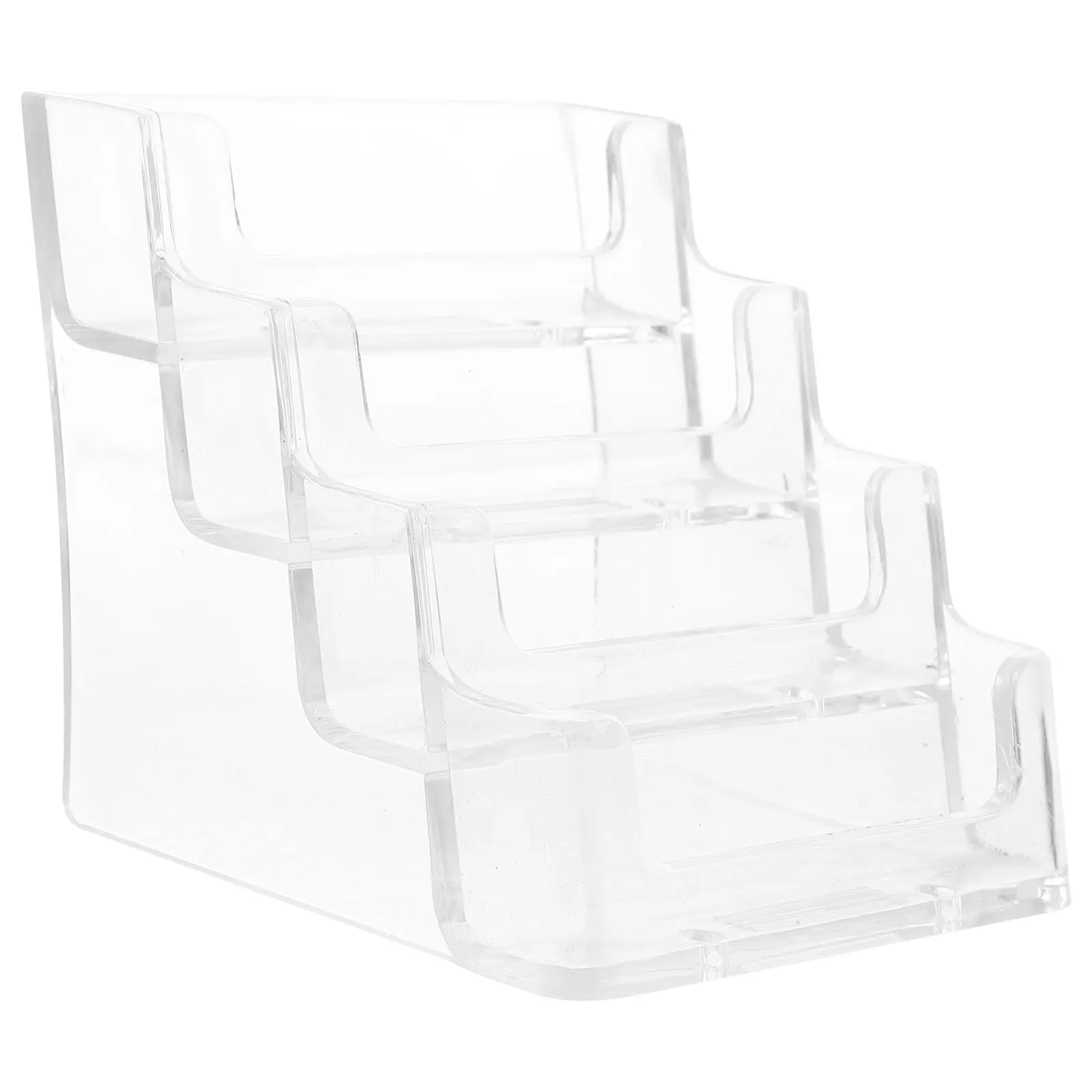 

Multi-Layer Business Holder Transparent Clear Cards Organizer For Desk Office Sturdy Name Rack Gift Display Stand