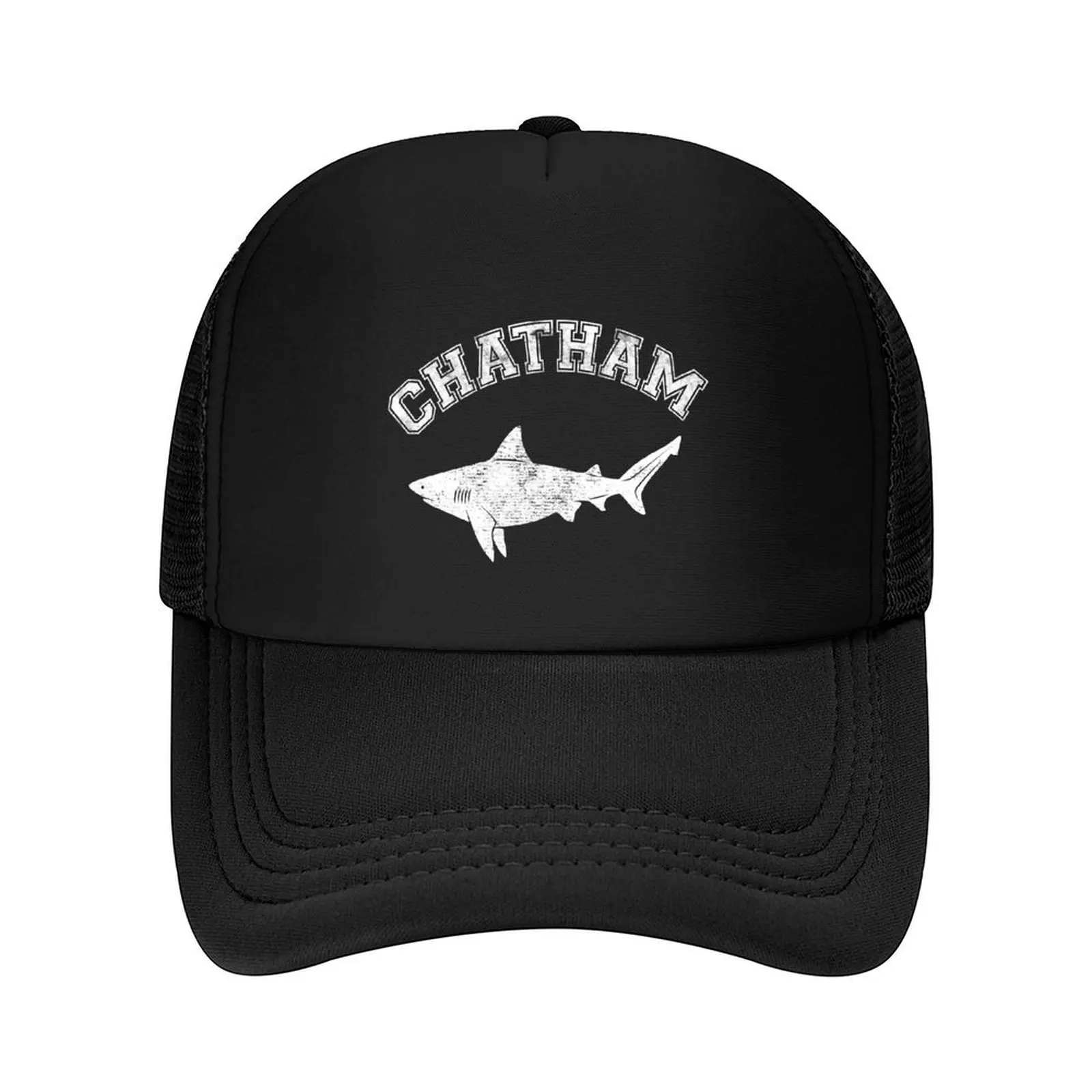 

Chatham Shark Cape Cod, MA Summer Vacation Massachusetts Baseball Cap fun hats Visor Hat Baseball Cap Luxury Woman Men's