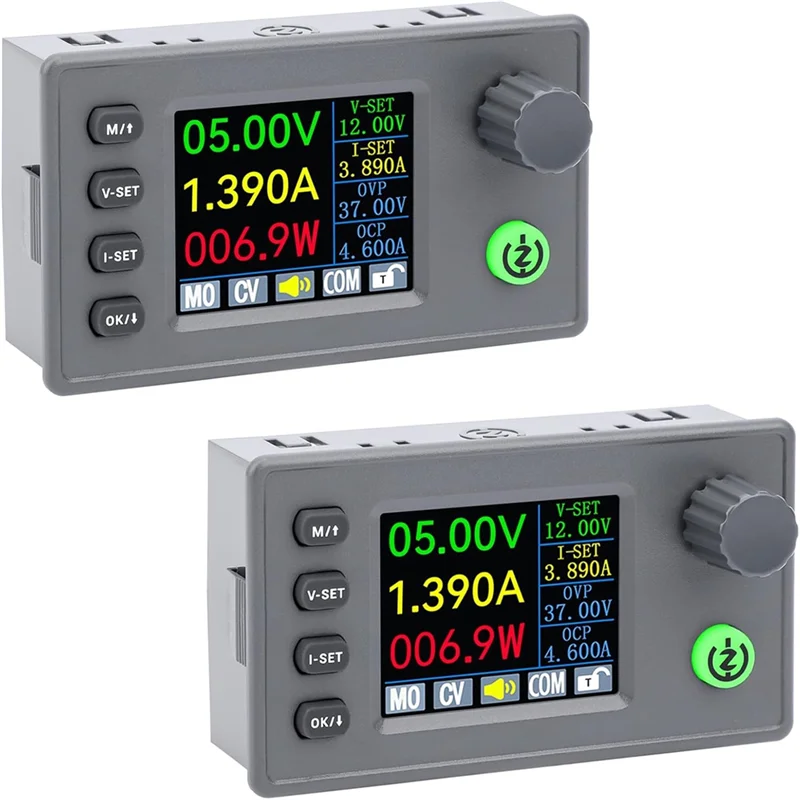 Регулируемый регулятор напряжения, ЖК-дисплей, понижающий преобразователь 6-36 В до 0,5-36 В, 4,5 А, 40 Вт для солнечных панелей RV