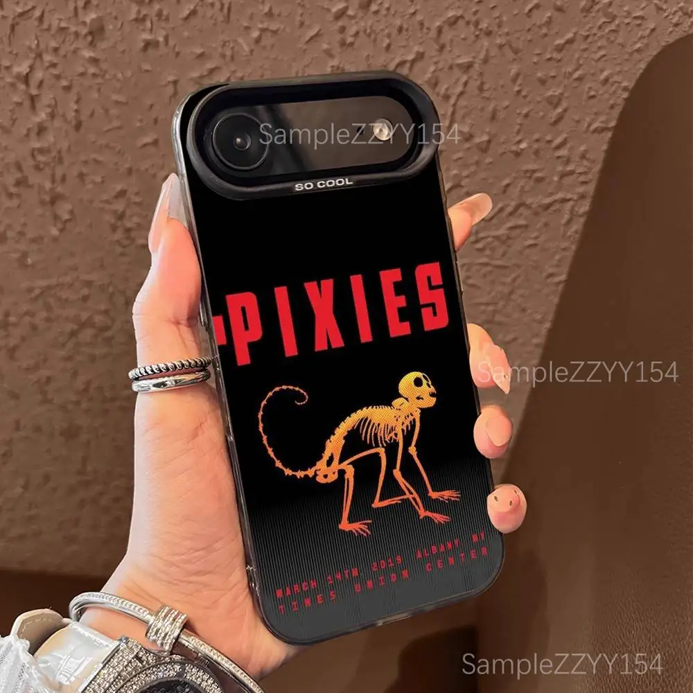 Casing HP P-Pixies Where Is My Mind Untuk iPhone 17,16,15,14,13,12,X,8,Pro,Max,Plus,E,SE4,Air,Mini Hitam IMD Matte