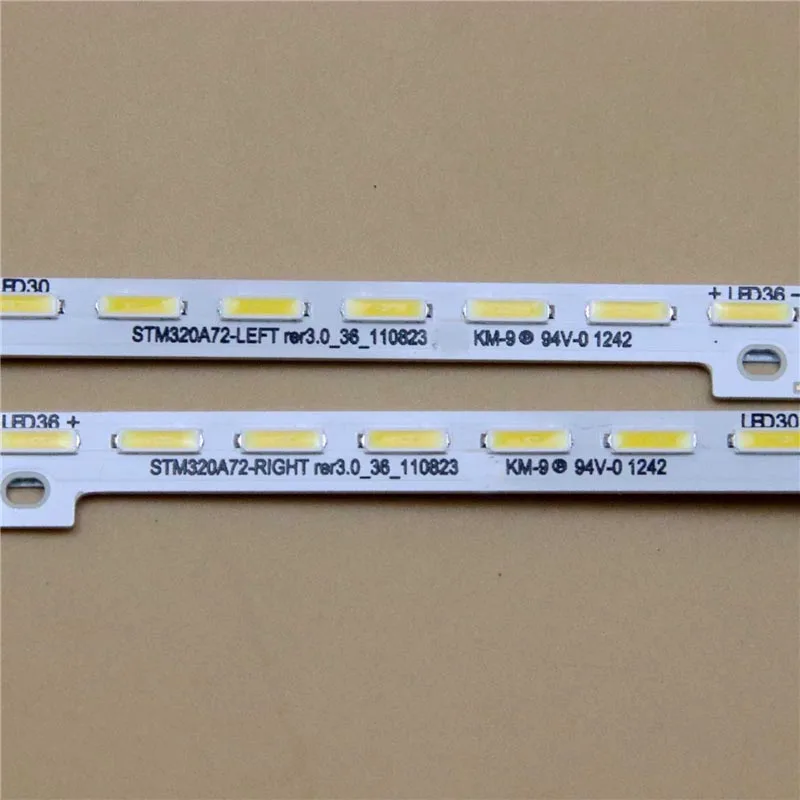 Светодиодная лента для подсветки Panasonic TC-L32E5L TC-L32X5B TC-L32X5X TH-L32X50C TX-32X5E TX-L32X5B Bar STM320A72-LEFT/RIGHT rev3.0_36