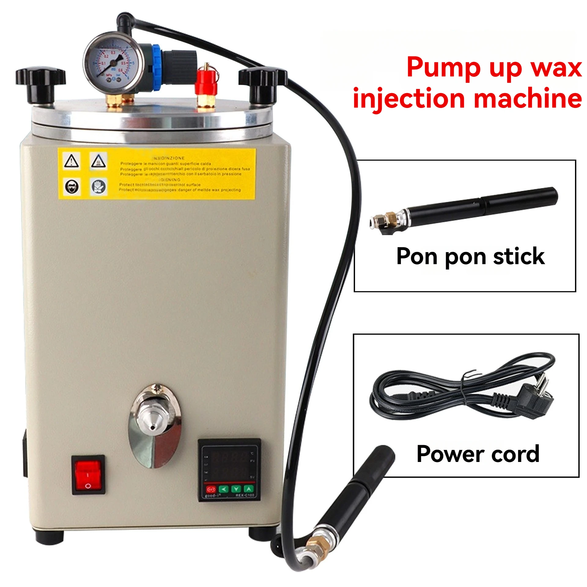 KOTUMY 110V Jewellery Wax Injection Machine Casting Tool for Golds Mold Making Melting Equipment Jewelry Crafting Device