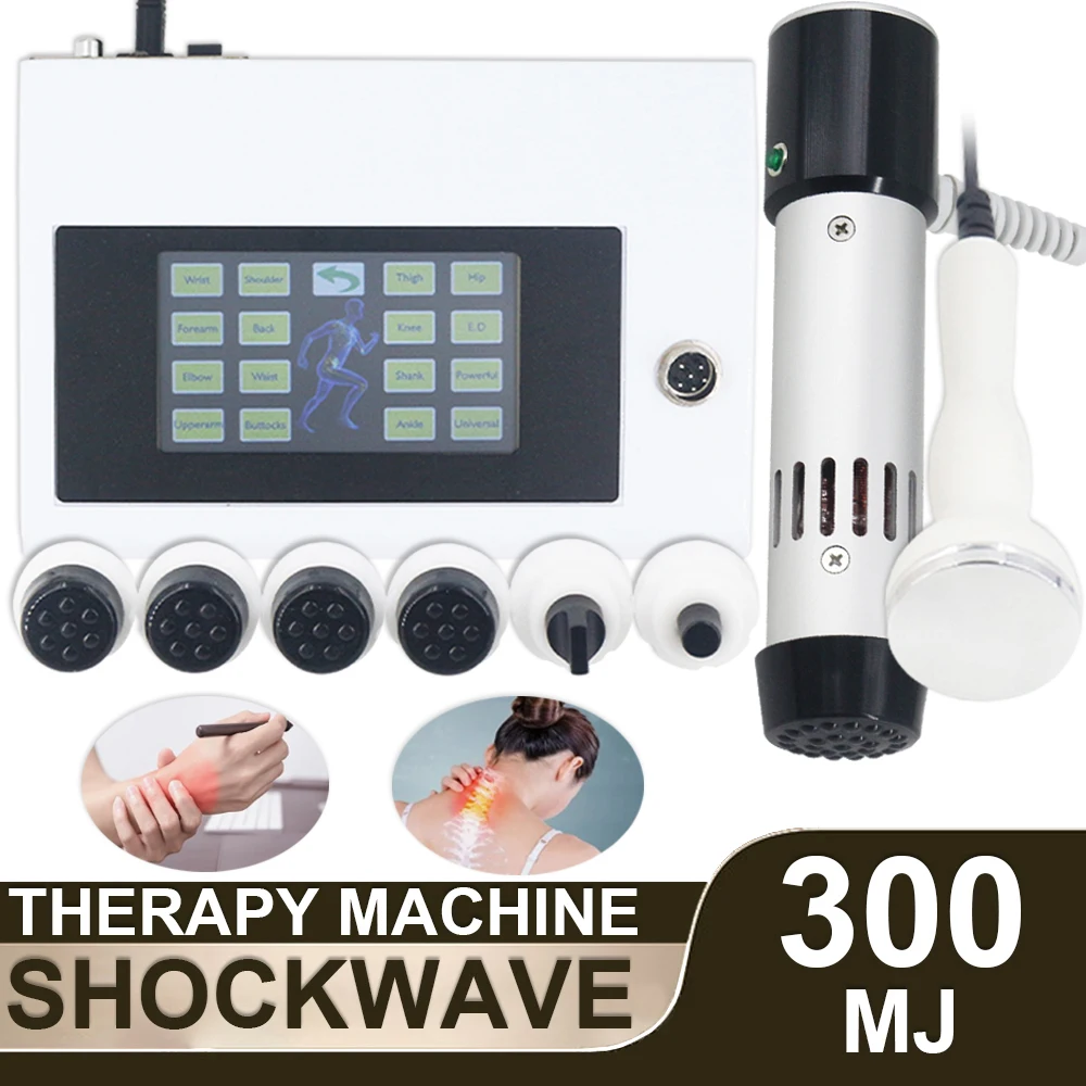 

300mj Shockwave Therapy Machine Relieve Pain Patellar Tendonitis Plantar Fascitis Massage Body Fatigue Relax Ultrasound