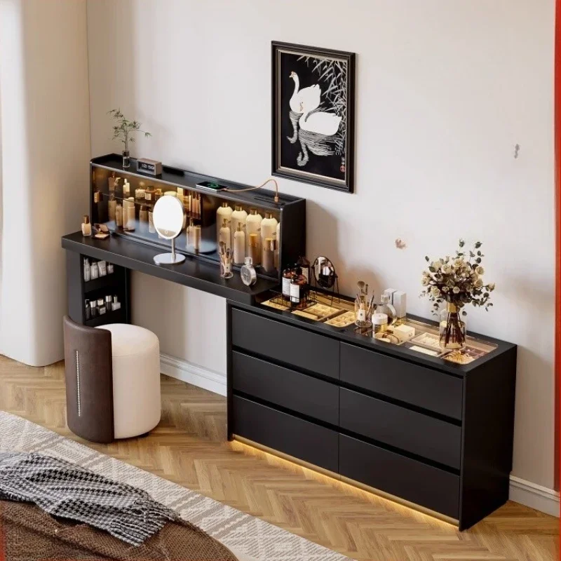 

combination makeup table home Luxury furniture Simple small apartment dresser chest cabinet integrated partition room furniture